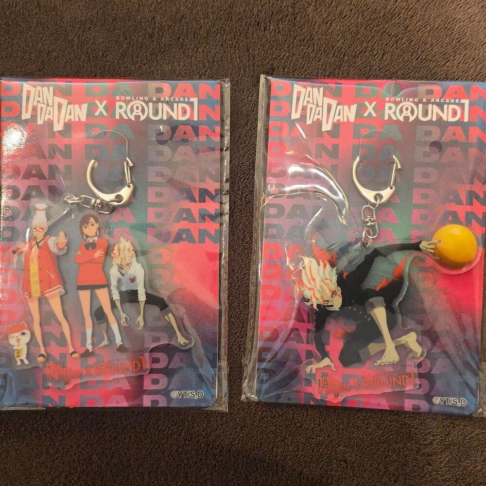 Dan Da Dan x Round1 Acrylic Keychain Set pair